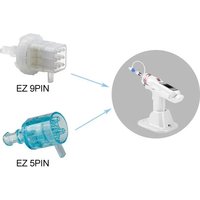 10PCS EZ Water Light Machine Cartridges Adjustable 5/9 Pin Syringe Tubes Negative Pressure Needle for Meso Gun Spa Use
