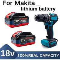 For Makita 18V/21V Rechargeable Li-Ion Battery High Capacity Cordless Electric Power Tool Batteries Suitable18V/21V Power Tools