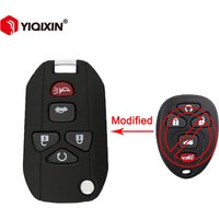 YIQIXIN Modified Folding Remote Car Key Shell For Buick G-C For Chevrolet Voor Cadillac Pontiac Saturs Key Case 5/6 Buttons