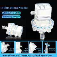 20Pcs/Box Adjustable 33G 9Pins Tattoo Needle Derma EZ Haifei Misfiled Meso Gun Needle Accessories Anti Wrinkles Skin Care Tool