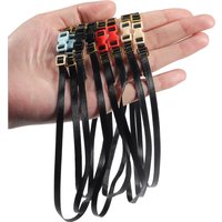 5Pcs Roof Rack Rope/Luggage Cord Straps Buckle 300MM for 1/8 1/10 RC Crawler Car Axial SCX10 TRX4 TRX6 YK4102 RGT 86100 Decorate
