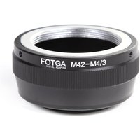 FOTGA Focus Foto Adapter Ring for M42 42mm Screw Mount Lens to Olympus Pen and Panasonic Lumix MFT M4/3 Mount Mirrorless Camera