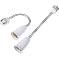 20CM 30CM E26/E27 Flexible E26 to E27 LED Bulb Extension Lamp Holder Light Socket Adapter LED Lamp Holder Converter
