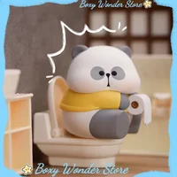 Genuine Panda Mr.Pa Pa'S Working Week Series Blind Box Cute Figurines Girl‘S Gifts Fun Desktop Ornaments Collectible Toys