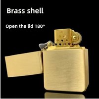 ZORRO new thickened brass 1941 model fuel lighter, CNC integrated grinding wheel lighter, cigarette accessories, men's gift