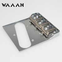 clearance sale!Vintage Chrome Guitar Bridge Thread Iron Chrome Material Saddles for Tl Electric Guitar Replacement