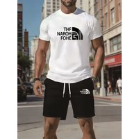 2026 Fashion Sportswear Set - Summer Loose and Versatile Short Sleeve + Shorts