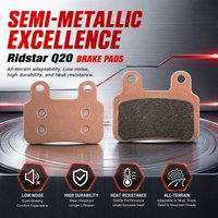 Electric Motorbike Brake Pads Semi-Metallic for Ridstar Q20 EKX X21 X21 Max Freego X2 KTET XD-KL.BS Replacement