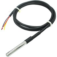 Waterproof 18B20 temperature probe sensor Stainless steel package 1 meter/2meter/3meters wire (DS18B20)
