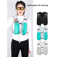 Running phone bag, outdoor hiking vest bag, cycling and hiking vest bag, lightweight sports storage backpack, water bottle bag