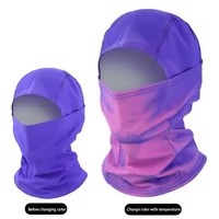 AliExpress NONE Temperature sensitive color changing face mask, riding windproof headscarf, sunshade head cover, sunshade head cover