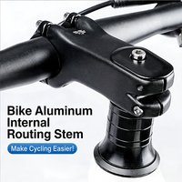 Bicycle Handlebar Stem Ultralight Aluminum Alloy Internal Cable Riser 31.8mm Bar 28mm Fork For Mountain Road Fixie Bike Parts