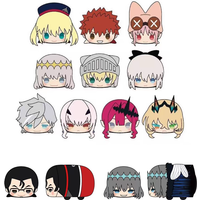 Stuffed Fate/Grand Order Vol.11 Mochi Mascot 8.5cm Plush Doll Oberon Barghest Altria Caster Anime Peripheral Kids Gift Ring Toys