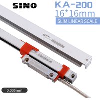 Sino KA-200 16*16mm Slim DRO Linear Scale KA200 120 130 140 150 160 170 180 190 200mm 0.005mm TTL Thin Optical Encoder Line