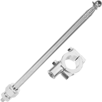 Mini Motorcycle Flagpole Handlebar Bike Telescopic Accessories Motorcycle Flagpole Handlebar Mounting Stand Flag Pole