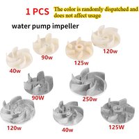 1PC aluminum plastic cooling water pump impeller 40w90w120w125w250w for Machine tool cooling water pump oil pump accessories
