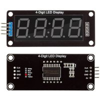 TM1637 LED Display Module for Arduino 4 Digit 7 Segment 0.56 inch Time Clock Indicator Tube Module Red Blue Green Yellow White