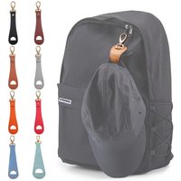 1Pcs PU Leather Hat Clip Hat Holder Hat Keep Clip Hands Free Storage Clip Buckle Outdoor Travel Hooks Handbag Accessories