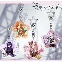 Anime Project Sekai Keychain Cartoon Yoisaki Kanade Akiyama Mizuki Kamishiro Rui Acrylic Pendant Keyring Jewelry Accessories