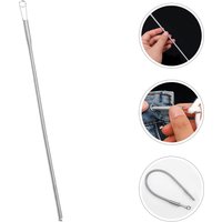 6Pcs Flexible Spring Drawstring Needle Threader Tool Versatile Cord Rope Threading Device for Sewing Waistband Elastic Band DIY
