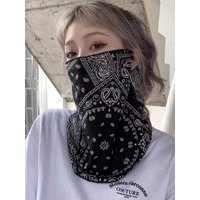 AliExpress NONE Men Women Punk Sunscreen Bandana Scarf, Summer UV Protection Face Neck Ear Cover, Hip Hop Outdoor Cycling Sports Mask
