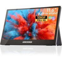 AIREIXINGD 11.6 Inch IPS Portable Monitor FHD 1920*1080 For Laptop XBox PS4/ 5 Switch Cell Phone PC Extension Mobile Mointor