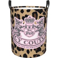 Laundry Basket J-Juicy-C-Couture Fabric Laundry Moving Folding Dirty Laundry Basket