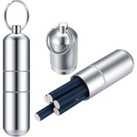JUSES Cigarette Storage Tube Waterproof Seal Tank Pipe Cigarette Case Outdoor Travel Aluminum Alloy Smoking Accessories