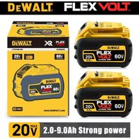 Original Flexvolt DEWALT 20V/60V Battery, for DCB606 DCB205 DCB206 DCB609 Power Tool 20V Battery, 5AH 6AH 9AH Dewalt Battery image 4