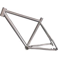 AliExpress NONE Titanium Alloy Bike Frame Gravel Road Bicycle Frame Set with Carbon Fork, Thru Axle, Handlebar