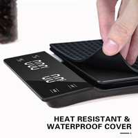 3kg 0.1g Digital Coffee Scale with Timer LED Screen Espresso High Precision Measures Kitchen Scale LCD Digital Kitchen Scale