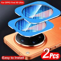 2 Pcs Locator Installation Camera Lens Protector For OPPO Find X9 Ultra Camera Protectors Film Glass For Lens Cover