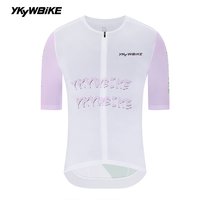 YKYWBIKE Men's Cycling Jersey Breeze Lite Quick Dry Breathable Road Bike MTB Maillot Seamless Summer Bicycle Short Sleeve Shirt