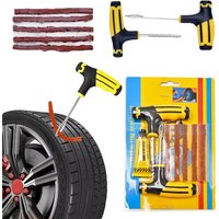 8Pcs/Set Car Tire Repair Kit Puncture Plug Tools Tyre Puncture Emergency for Tire Strips Stirring Glue Repair Tool Kit