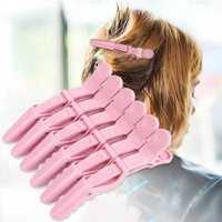6PCS Alligator Hair Clips Hairdressing Clamps Claws Section Clip Barber Crocodile Hairpin Salon Styling Tools Hair Accessories