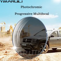 YIMARUILI 1.56/1.61/1.67 Photochromic Progressive Multifocal Lenses HMC Coating Anti-ultraviolet Anti-scratch Aspheric Lenses