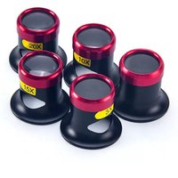 Watchmakers Magnifier Tool Portable Monoculars Magnifier 3X/5X/10X/15X/20X Magnifying Glass Eye Lens Repairing Magnifier Tools