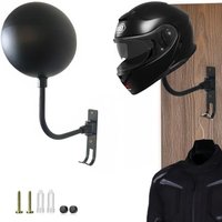 Hat Rack Stand Helmet Rack Wigs Display Stand Rack Wall Mounted Rotatable Hat Holder Motorcycle Helmet Holder Bedroom Hallway