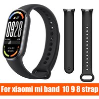 Silicone Strap for Xiaomi Mi Band 10 Sports Smart Bracelet Wristband Mi Band 8 9 Replacement Band Accessories