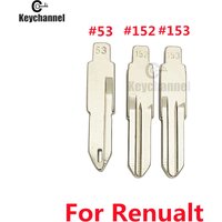 10 PCS KD Key Blade For KD VVDI Flip Remote LISHI VAC102 #152 HU136 153# NE72 53# For Peugeot Citroen Renault Megan Dacia Clio