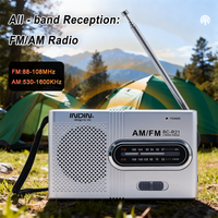 AM FM Battery Operated Radio Portable Radio Best Reception Longest Lasting For Emergency Hurricane Running Walking Home