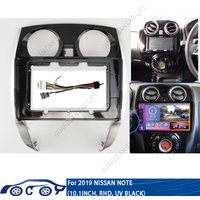 For 2019 NISSAN NOTE (10.1INCH, RHD, UV BLACK) Car Radio Fascias Android GPS MP5 Stereo Player 2 Din Head Unit Panel Dash Frame