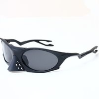 AliExpress NONE Unisex Wraparound Sunglasses UV400 Polarized Retro Y2K Style Outdoor Sports Eyewear for Driving Cycling