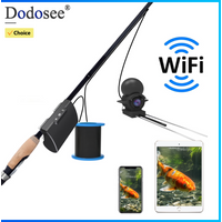 Dodosee 15-50m Underwater WiFi Fishing Camera 2025 New HD Fish Finder with Transmitter Lake Sea IOS&Android Fishing Accessories