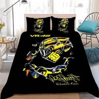 Moto R-Rossi 46 Duvet Cover Set Soft Wash Cotton Bed 2/3 Piece Summer Comfortable Student Dormitory Home Bedding