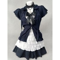Princess Gyaru Dresses Summer Y2k 2000s 3Piece Set Women's Dress Streetwear Lace Harajuku Himekaji Mini Skirt Basics Vintage Emo