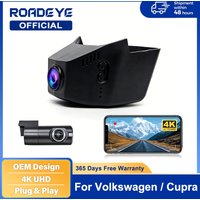 Dash Cam for Volkswagen VW Passat B8 Allspace Atlas Golf 7/8 Arteon Sharan Magotan for Skoda Seat Plug and Play Car DVR 4K 2160P