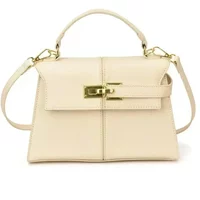 Stylish Clutch Mini Diaper Bag High-End Textured Leather Handbag Elegant Commuter Shoulder Bag With Letter Logo