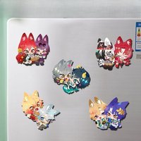 Honkai: Star Rail Boothill Aventurine Dr.Ratio Boothill Argenti CP Acrylic Keychain Cute Beast Ears Anime Pendant Gift for Fans