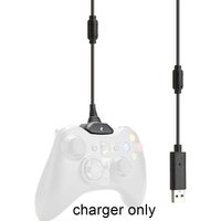 USB Charging Cable for XBOX 360 Controller Wireless To Wire Playing Connection Cord 150cm Black White Game Accessories